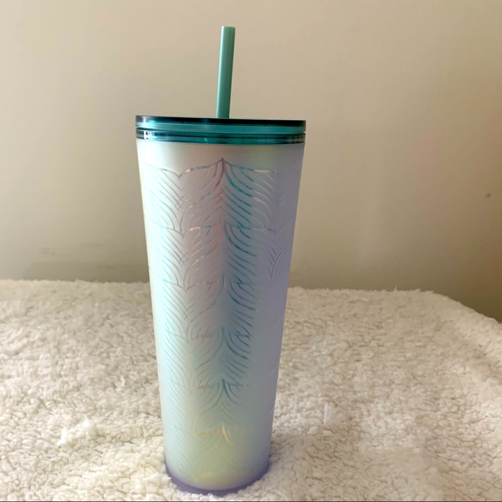 BNWT Starbucks Mermaid Tail Opaque Tumbler